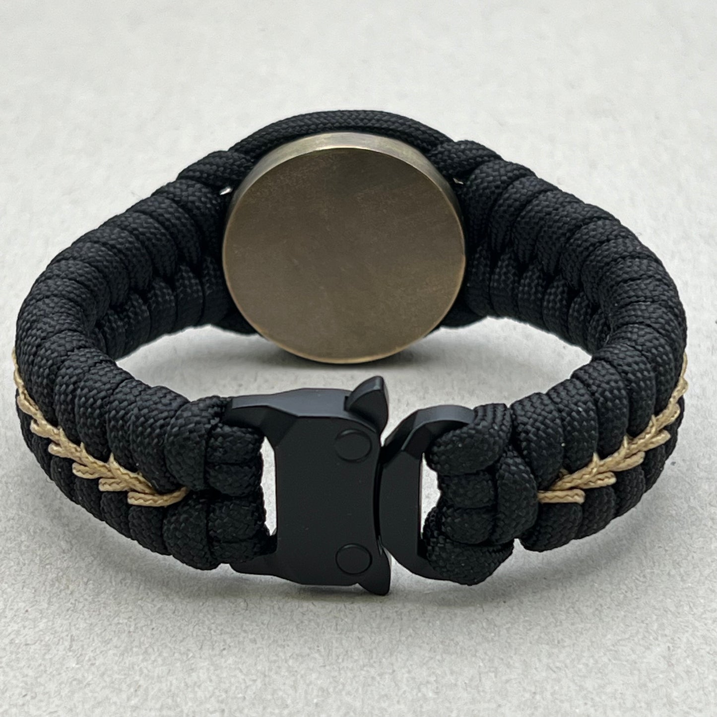 USMC bracelet-Antique Brass EGA-Black & Bronze