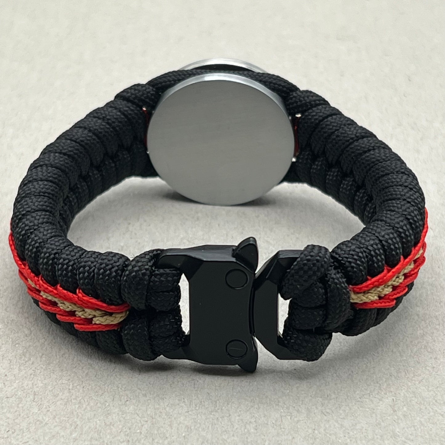 US Marine Corps bracelet-Enlisted EGA-Black, Red & Gold