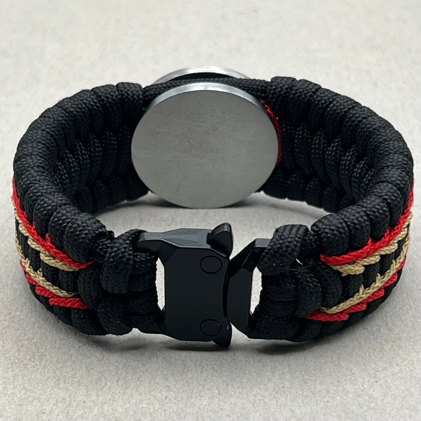 US Marine Corps bracelet-Enlisted EGA-Black, Red & Gold