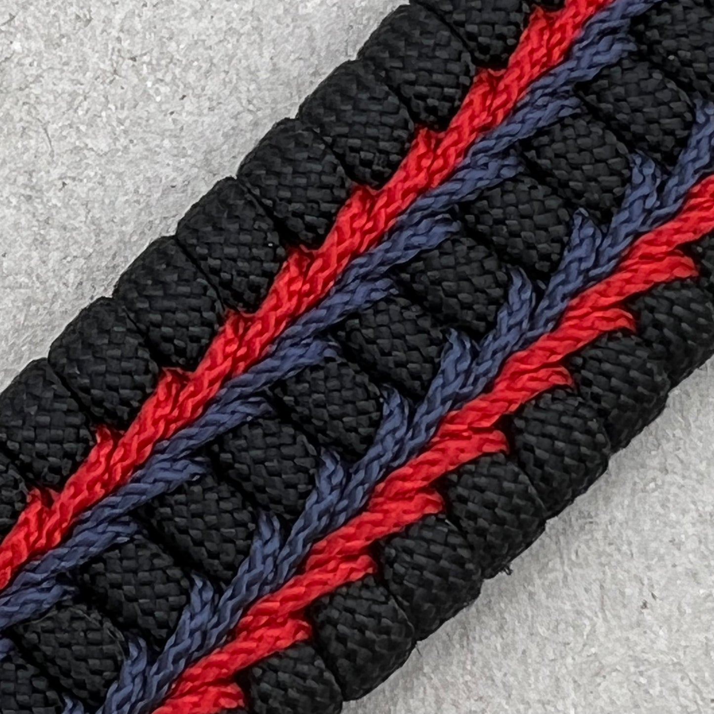 US Marine Corps bracelet | Gold EGA | Black, Navy Blue & Red