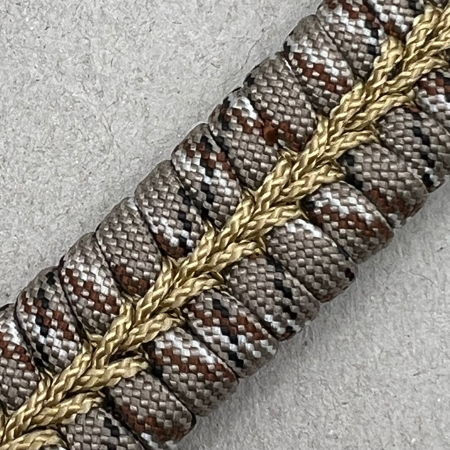 US Marine Corps bracelet-Enlisted EGA-Desert Camo & Gold