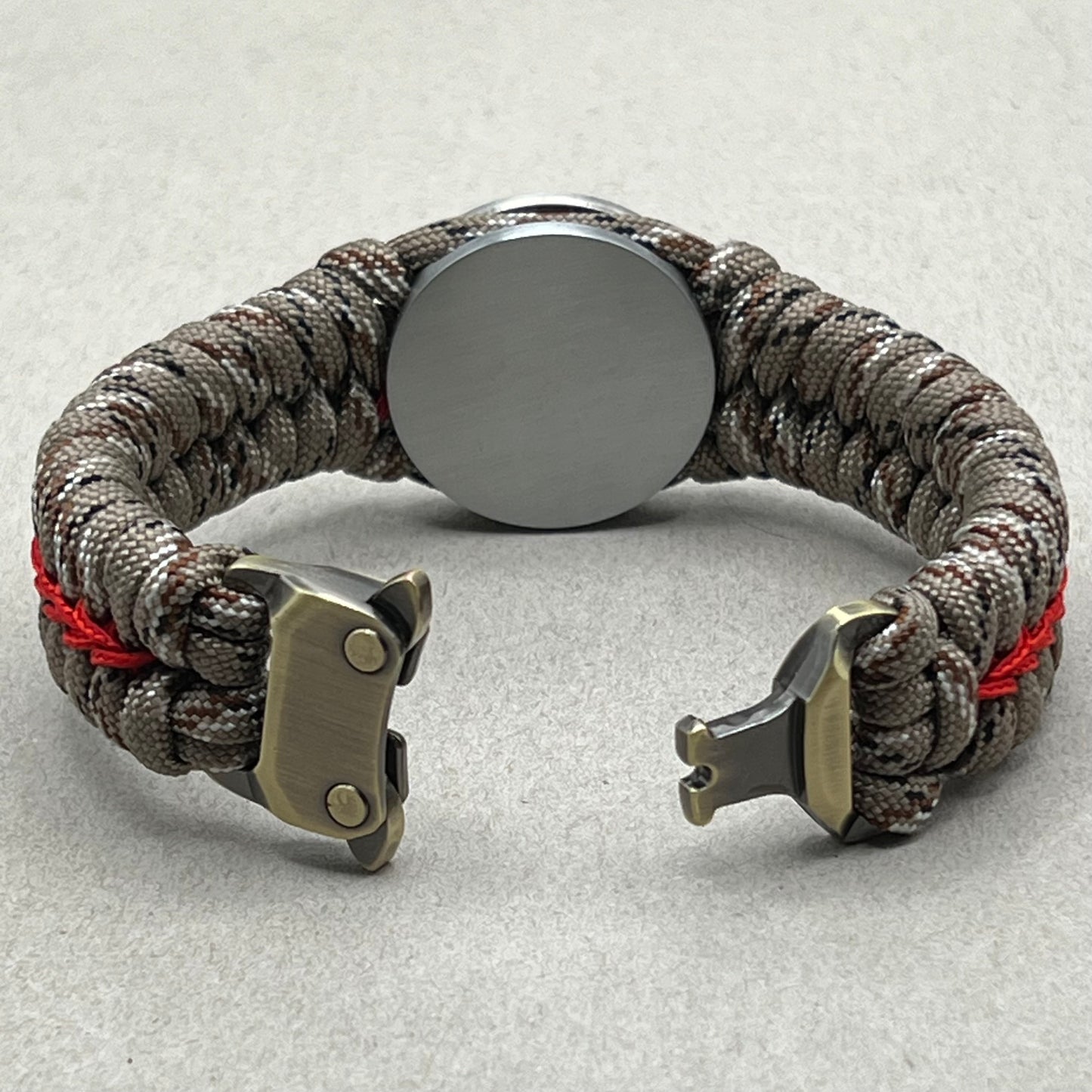 US Marine Corps bracelet-Enlisted EGA-Desert Camo & Red