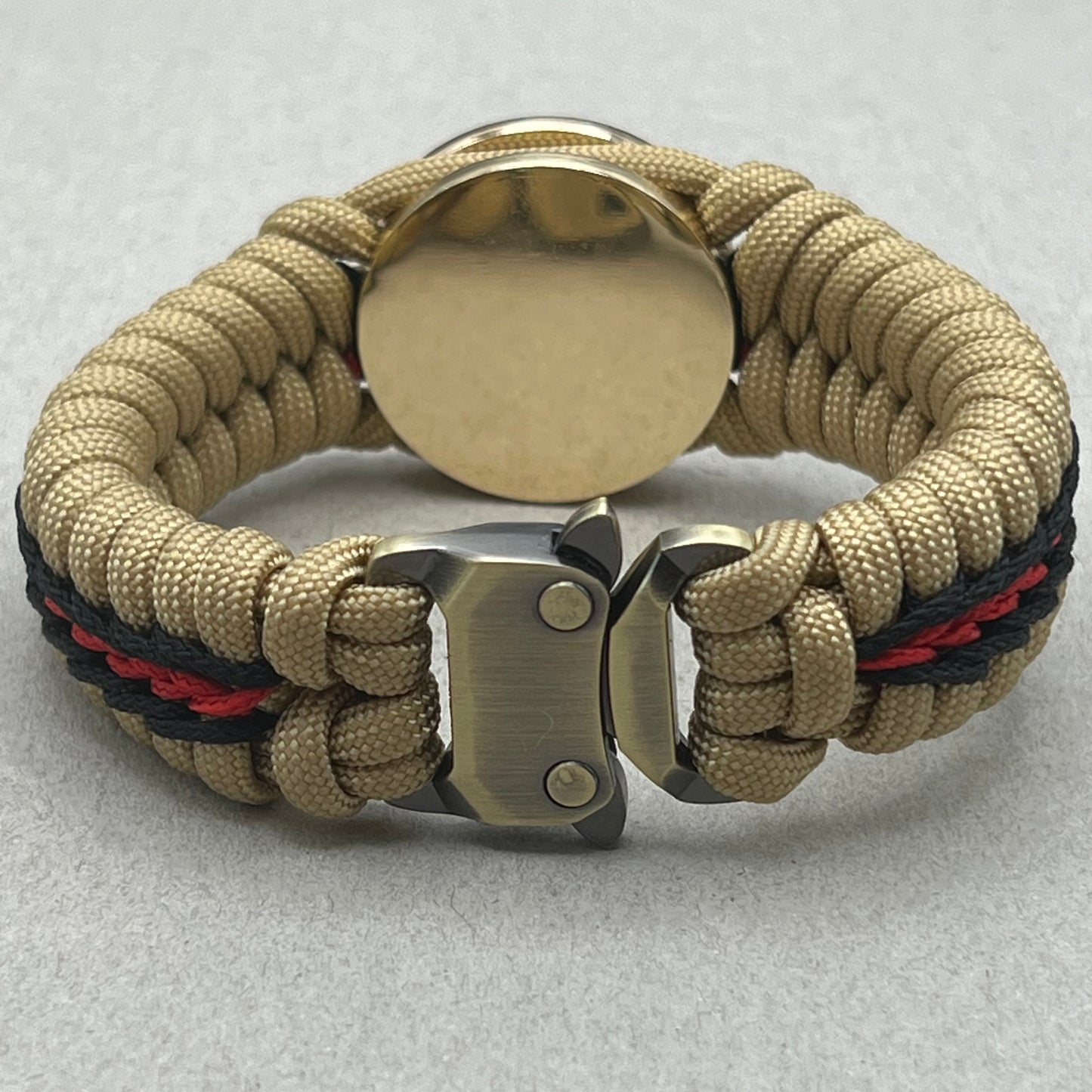 Marine Corps bracelet-Officer EGA-Gold, Red & Black