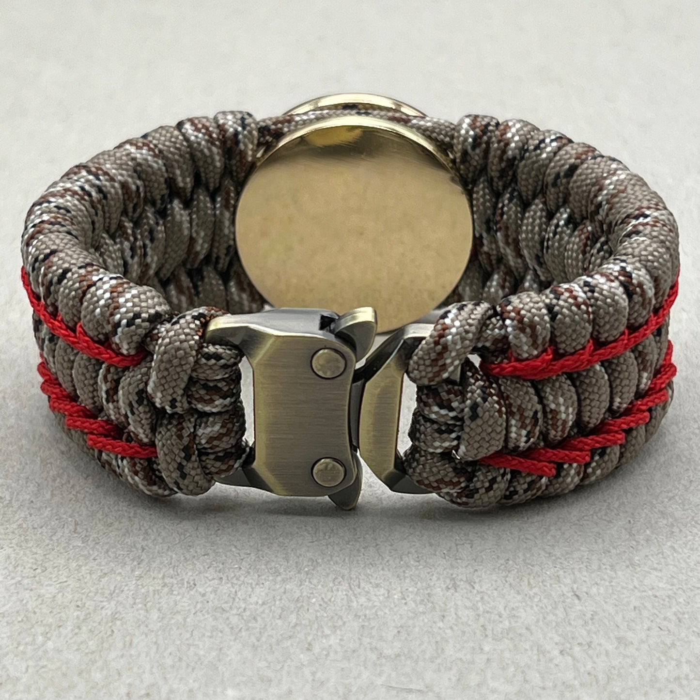 Marine Corps bracelet-Officer EGA-Desert Camo & Red