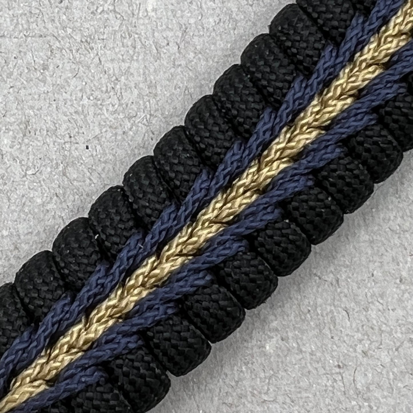 United States Navy bracelet-Black, Navy Blue & Gold