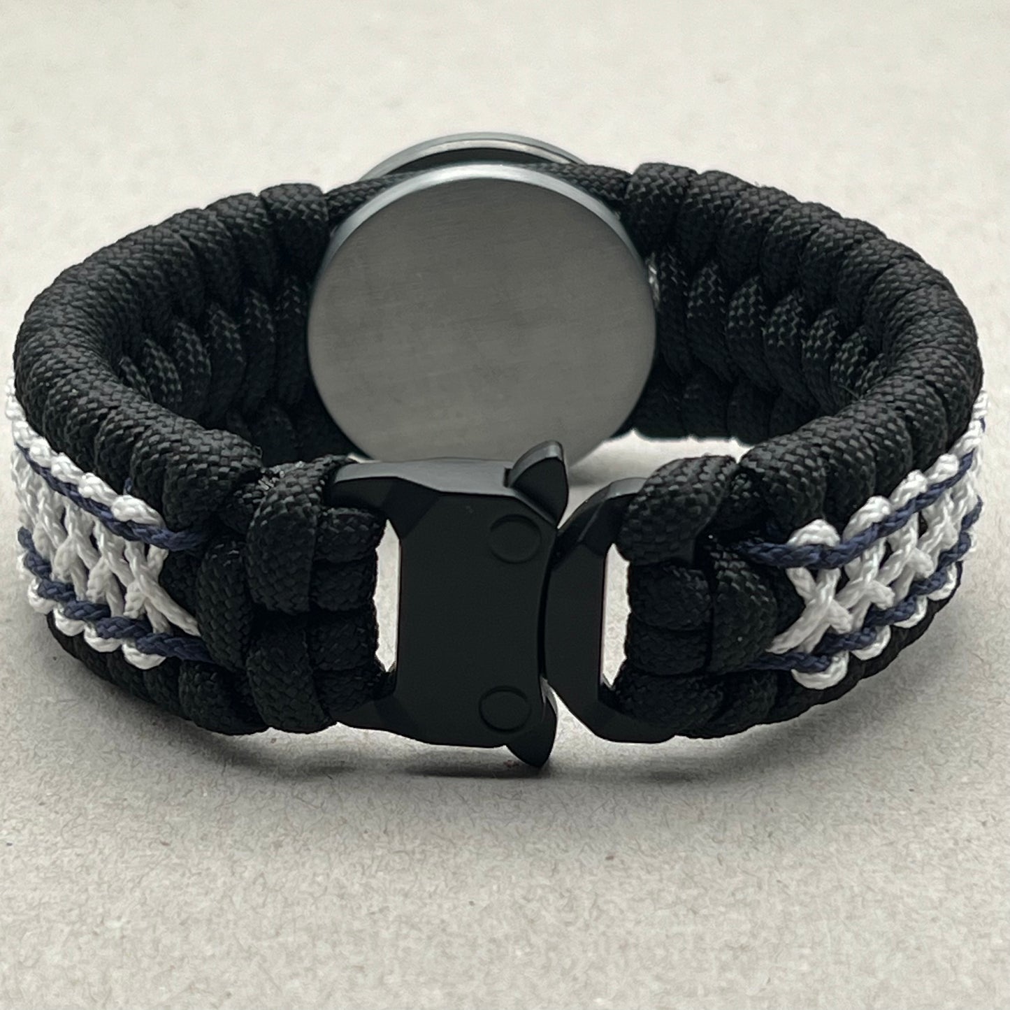 United States Navy bracelet-Black, Blue & White