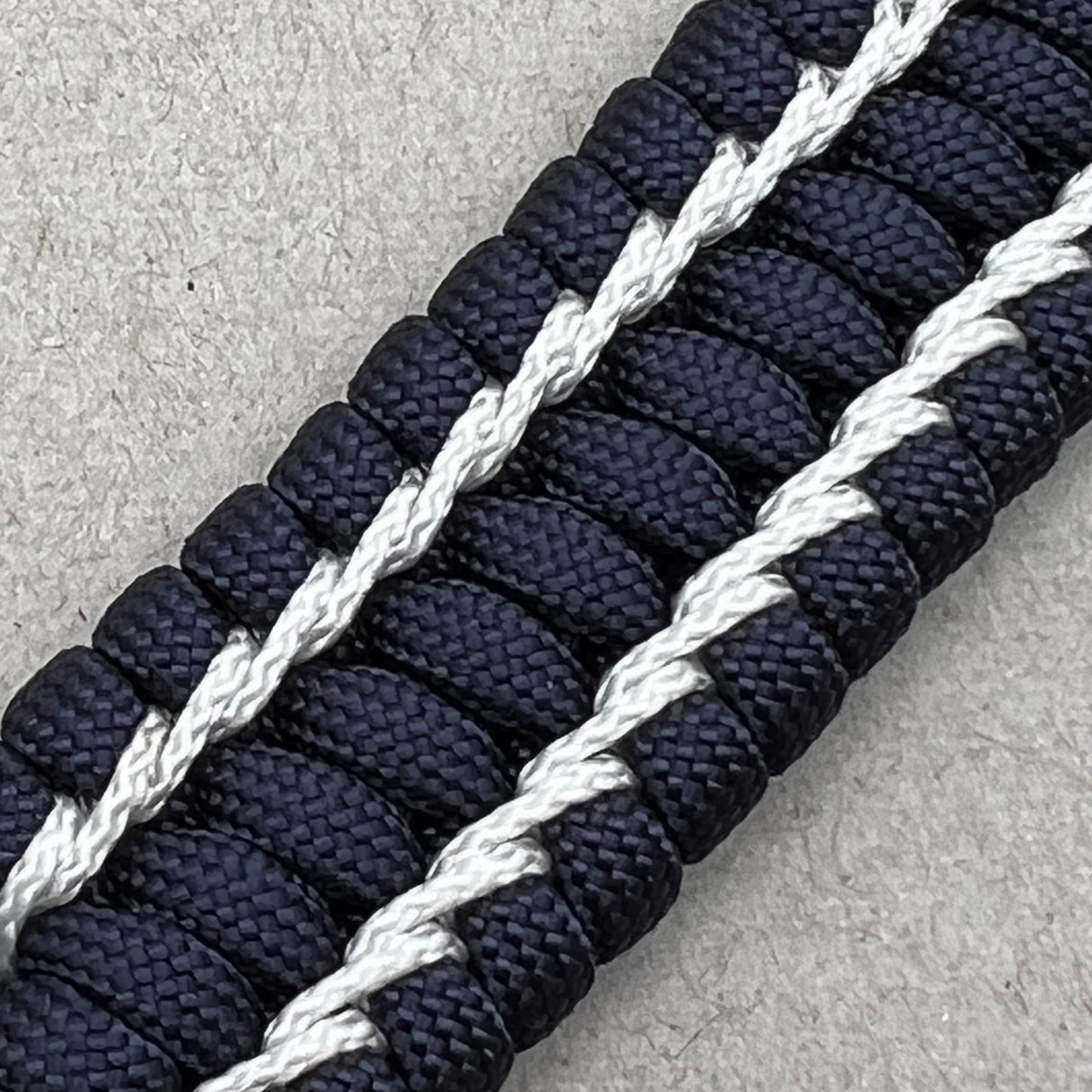 United States Navy bracelet-Navy Blue & White