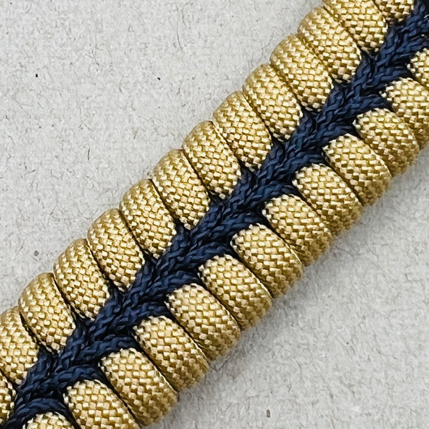 United States Navy bracelet-Gold & Navy Blue