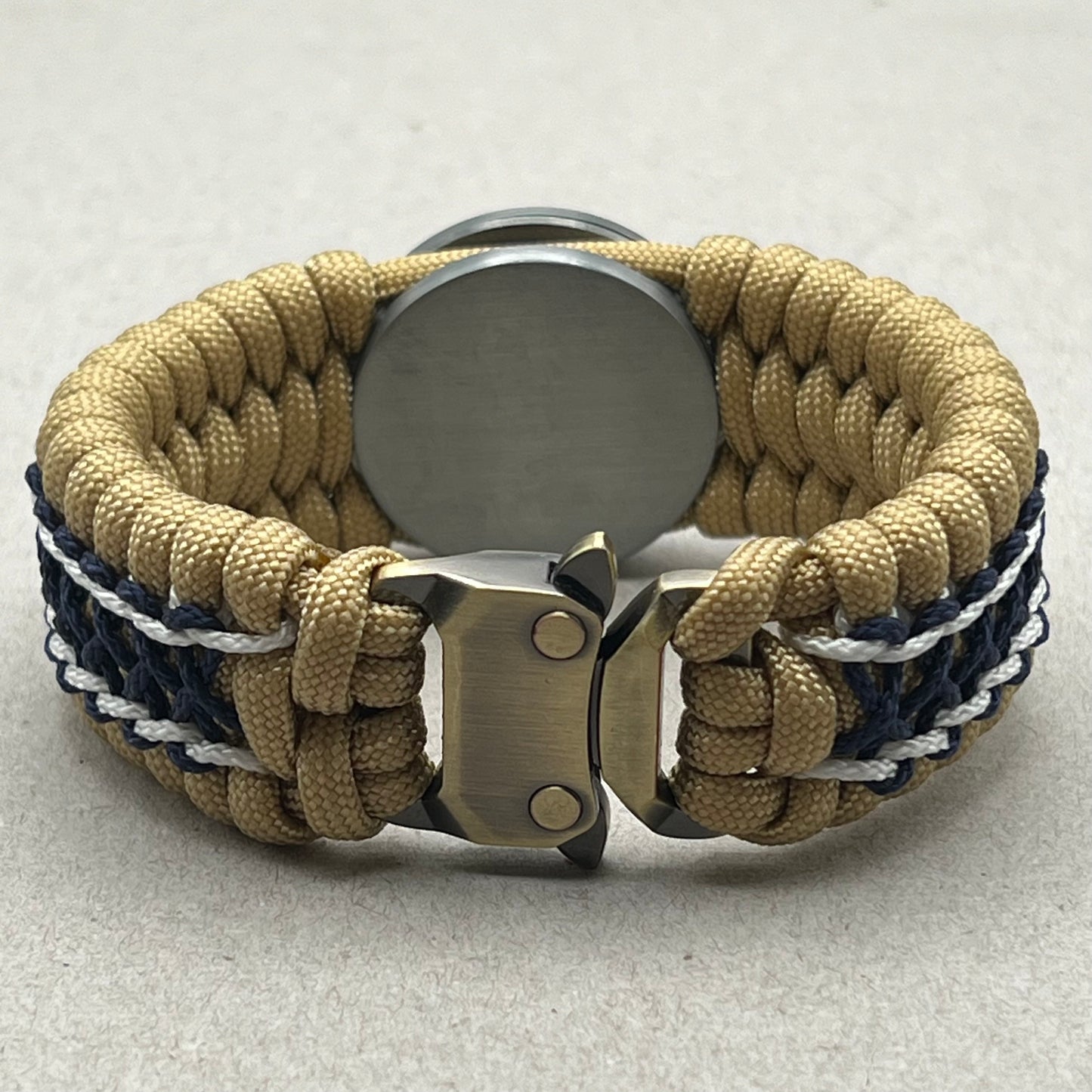 United States Navy bracelet-Gold, Navy Blue & White