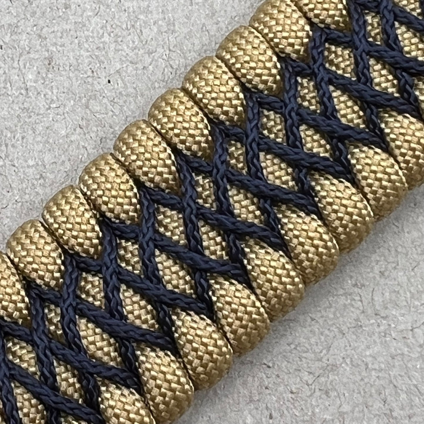 United States Navy bracelet-Gold & Navy Blue