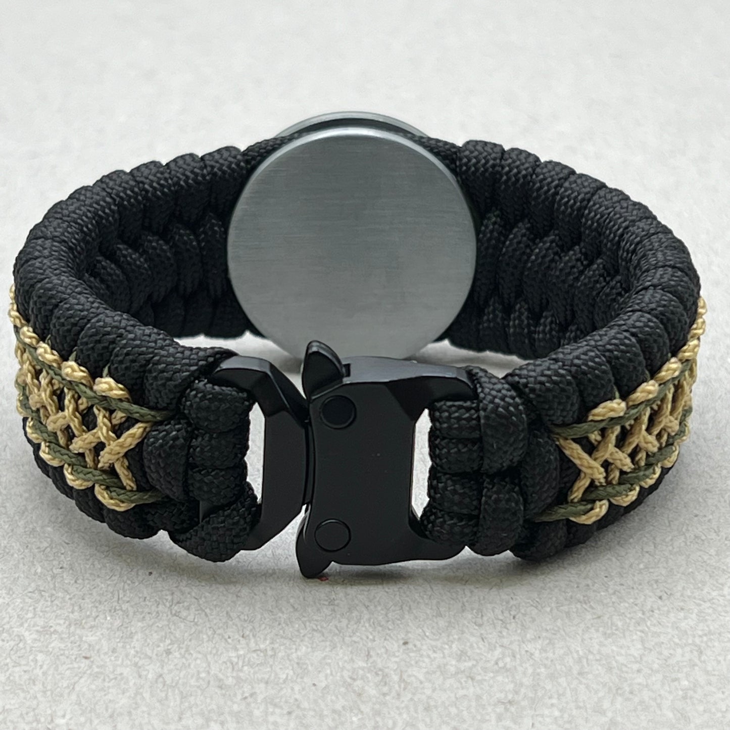 United States Army bracelet-Black, Olive Drab & Gold