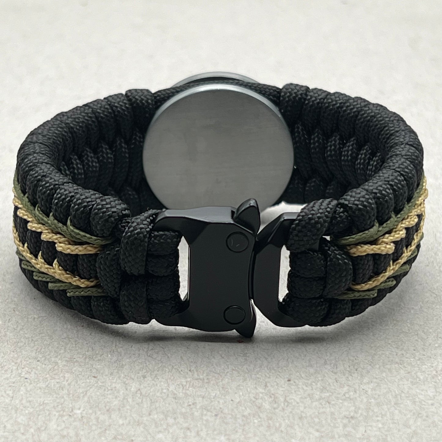 United States Army bracelet-Black, Olive Drab & Gold