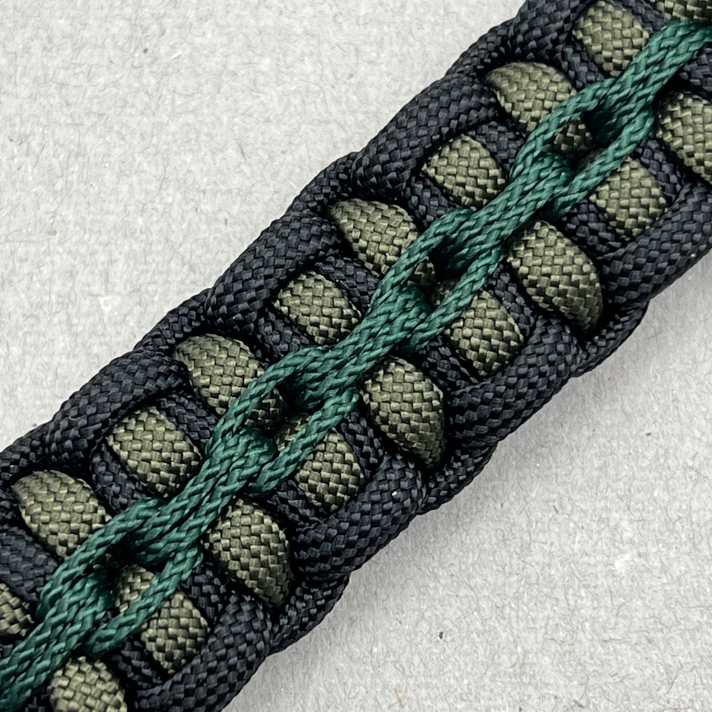 United States Army bracelet-Olive Drab & Black