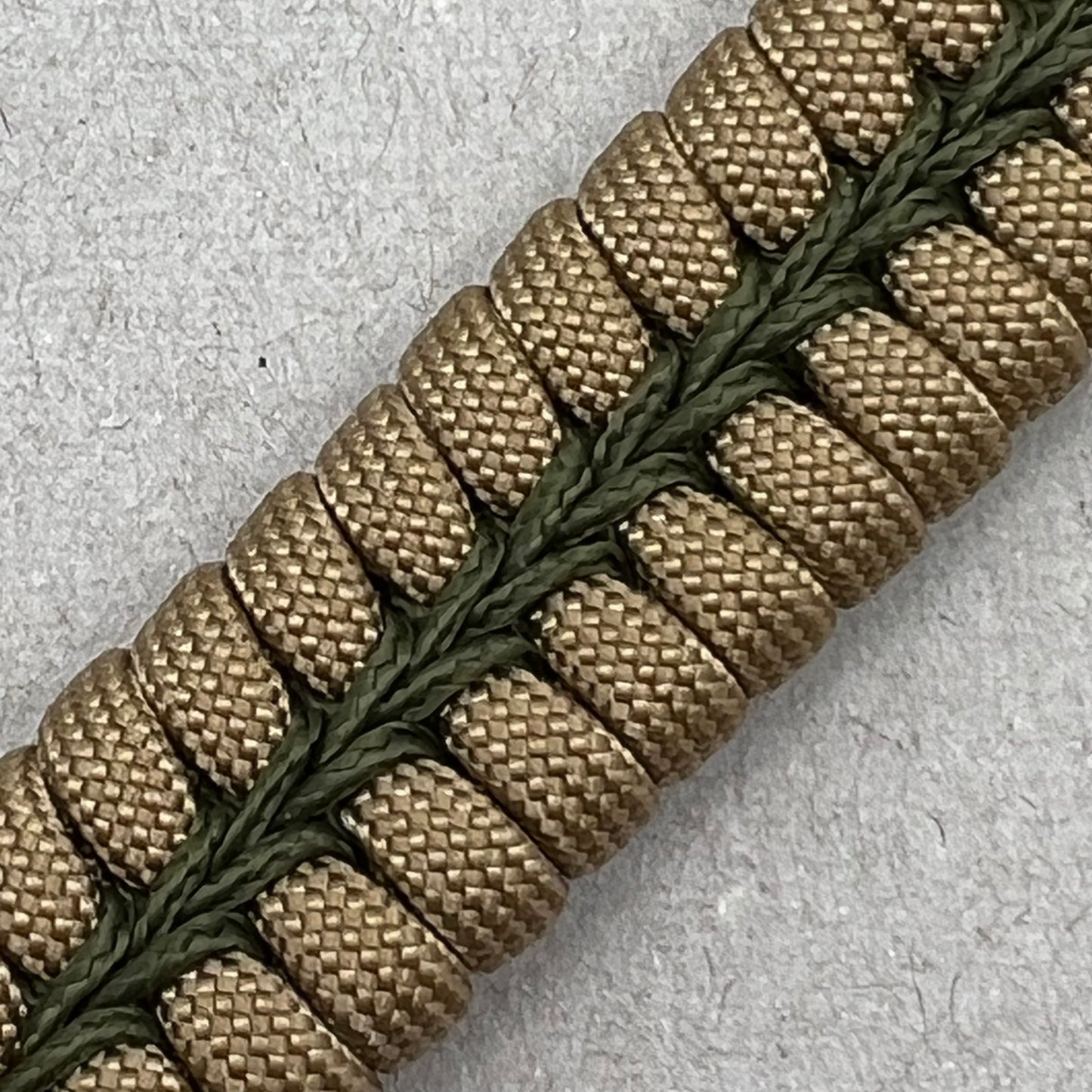 United States Army bracelet-Golden Tan & Olive Drab