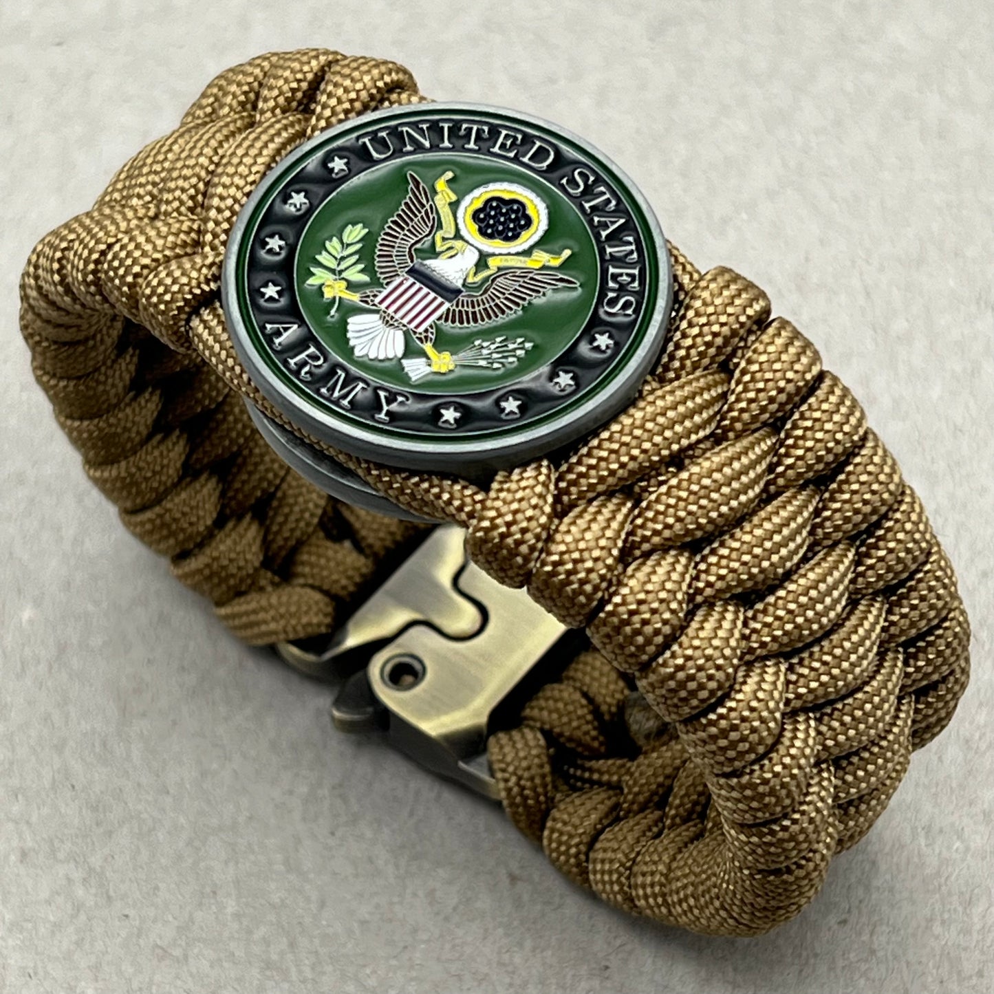 United States Army bracelet-Golden Tan