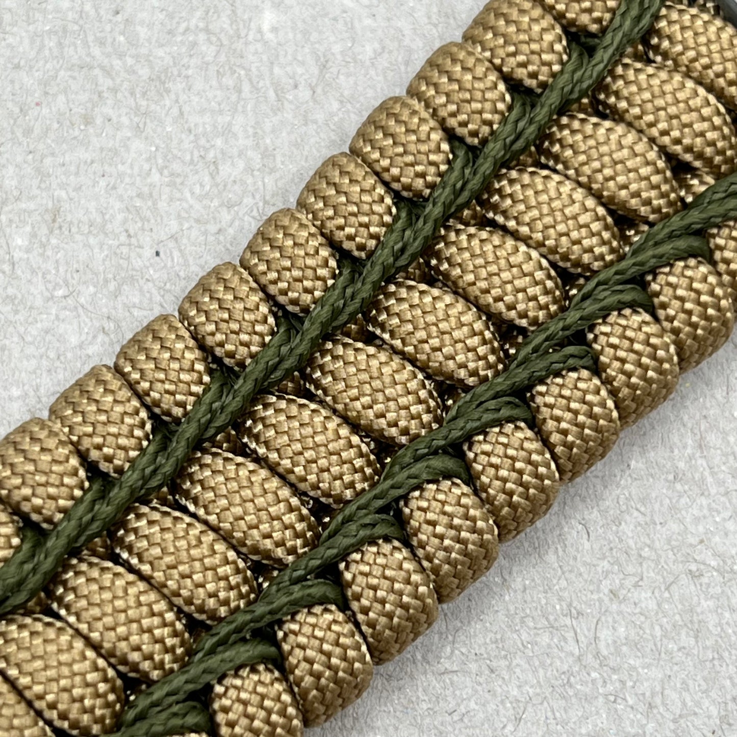 United States Army bracelet-Golden Tan & Olive Drab