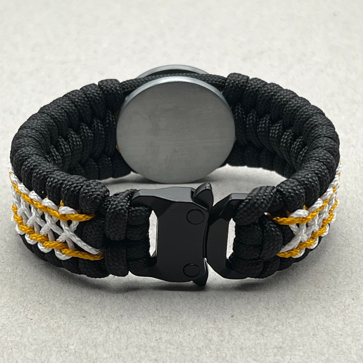 United States Army bracelet-Black, Goldenrod & White