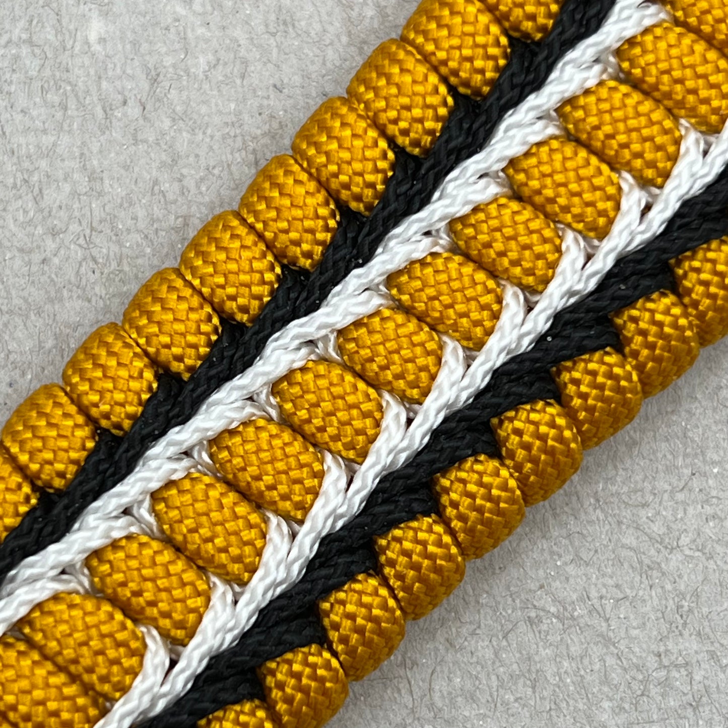 United States Army bracelet-Goldenrod, Black & White