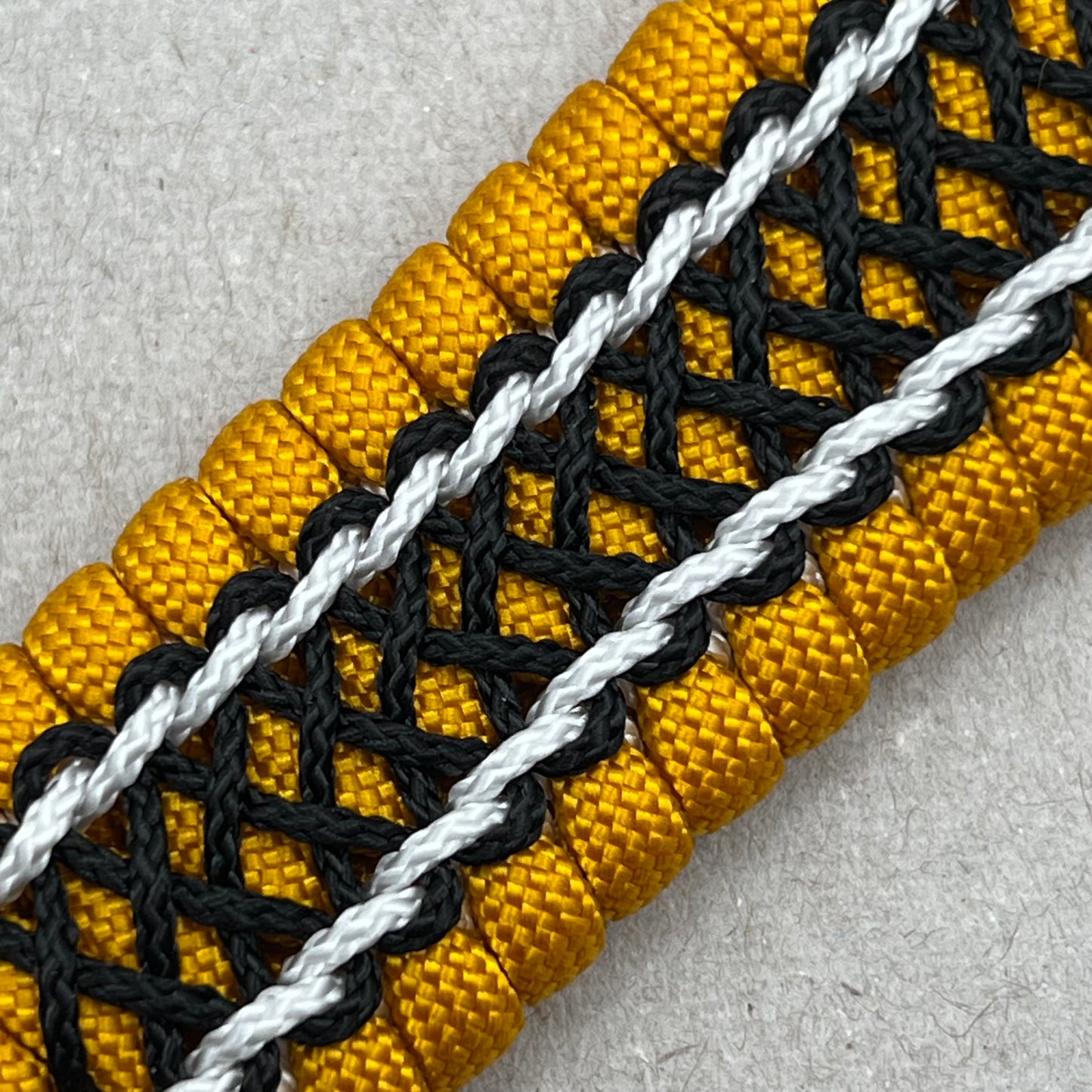 United States Army bracelet-Goldenrod, Black & White