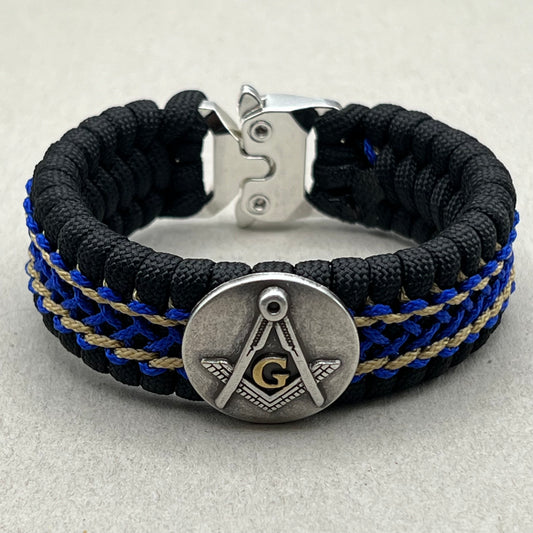 Freemason Square and Compass bracelet