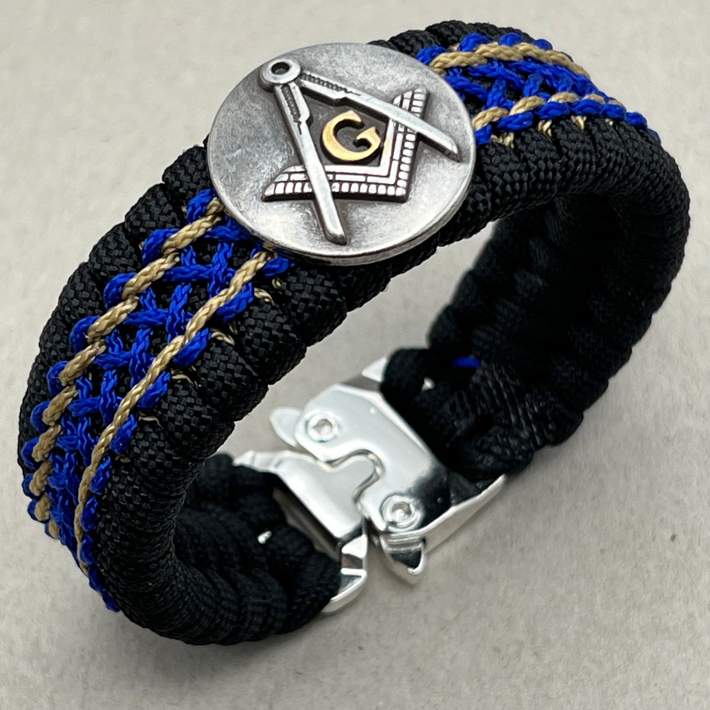 Freemason Square and Compass bracelet