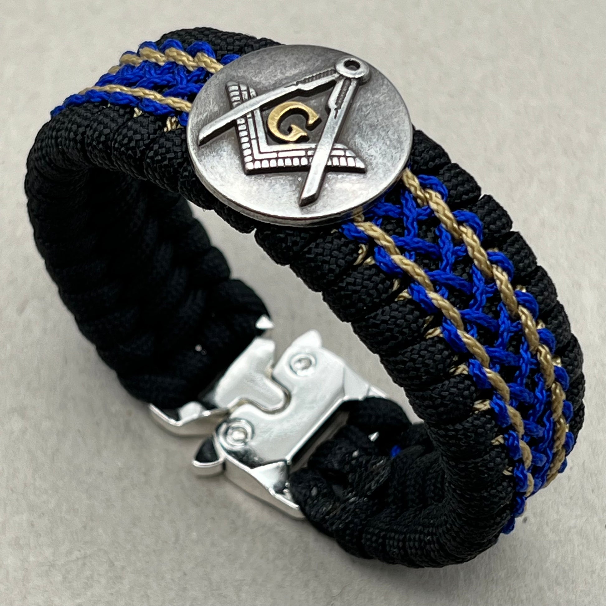 Freemason Square and Compass bracelet