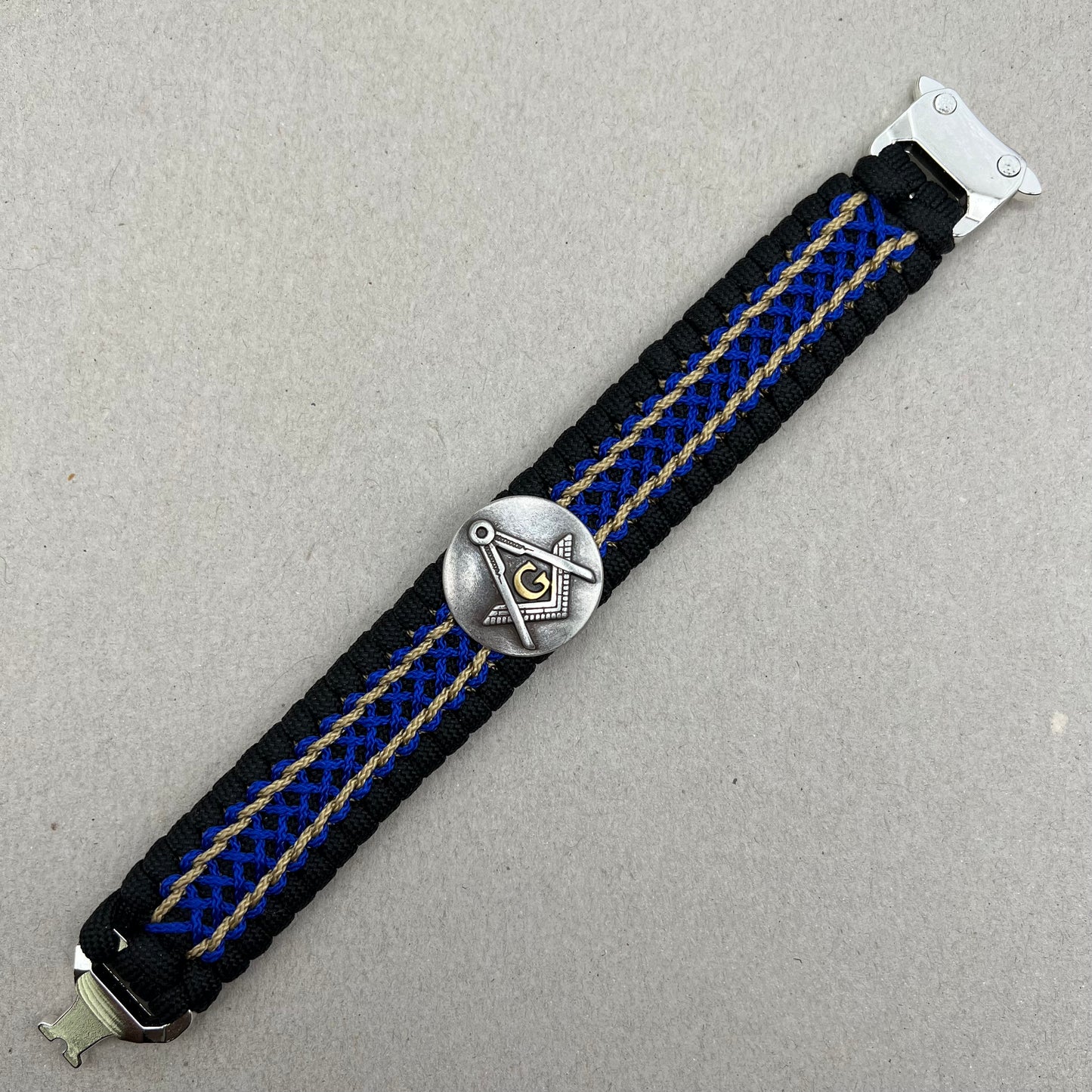 Freemason Square and Compass bracelet