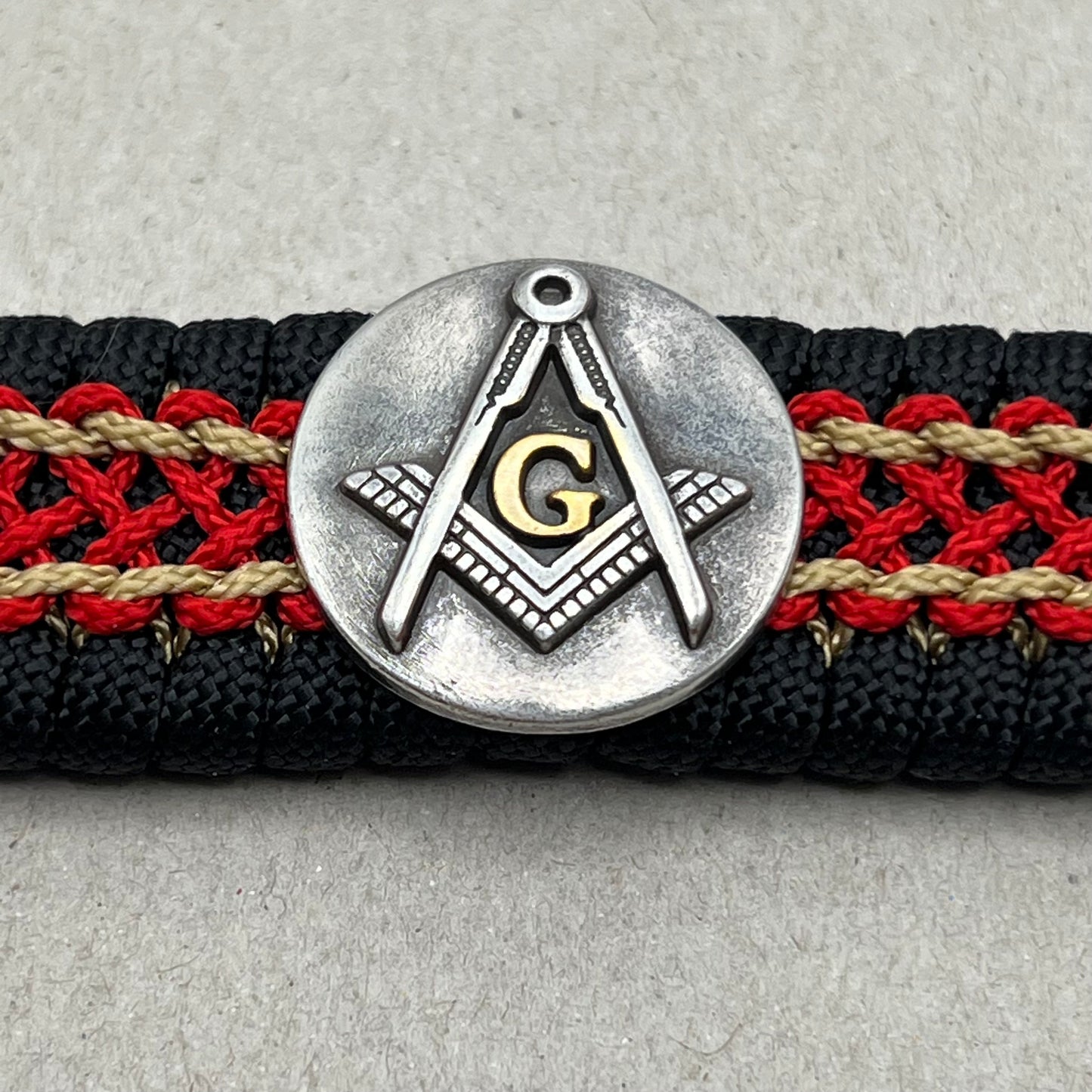 Freemason Square and Compass bracelet