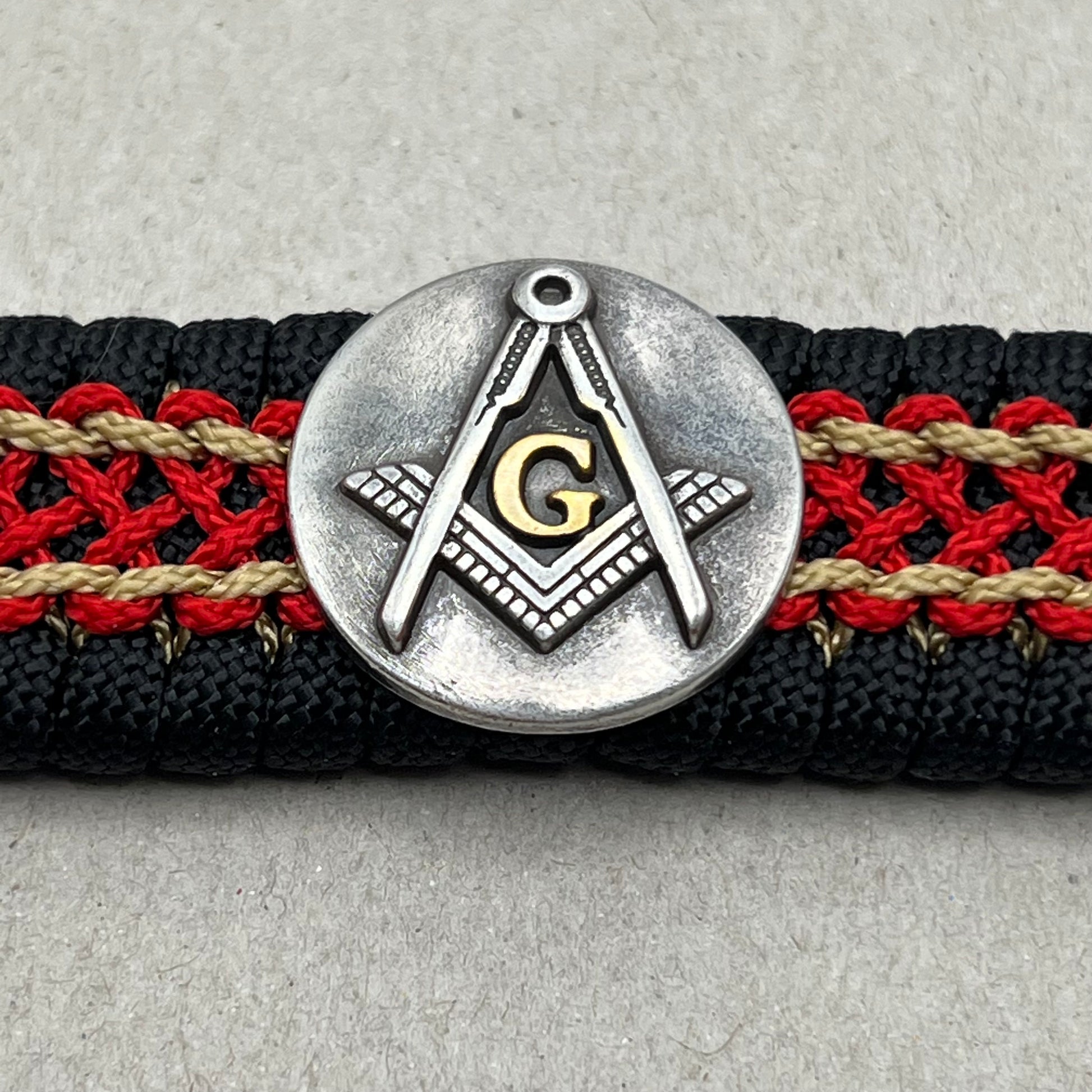 Freemason Square and Compass bracelet