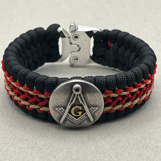 Freemason Square and Compass bracelet