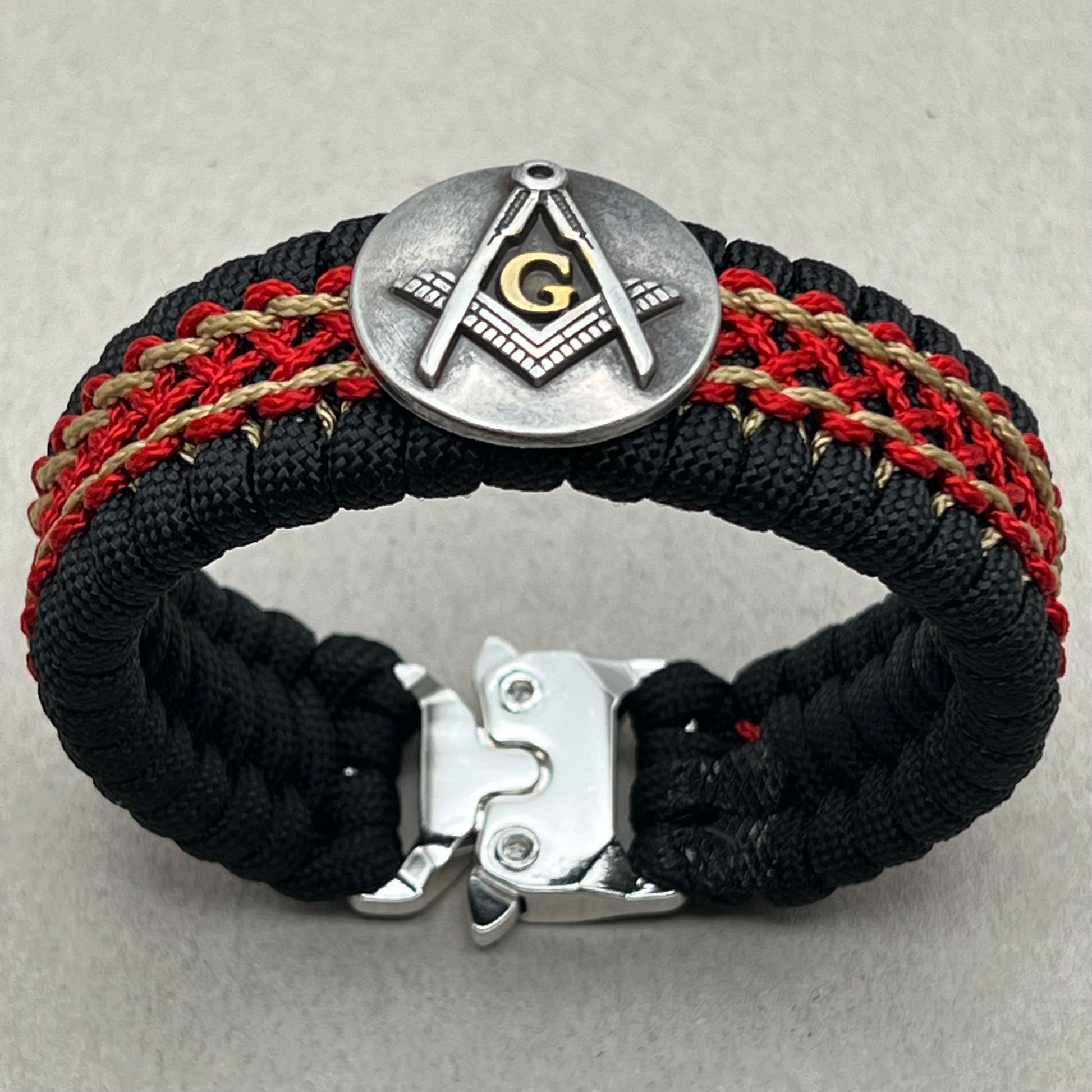 Freemason Square and Compass bracelet