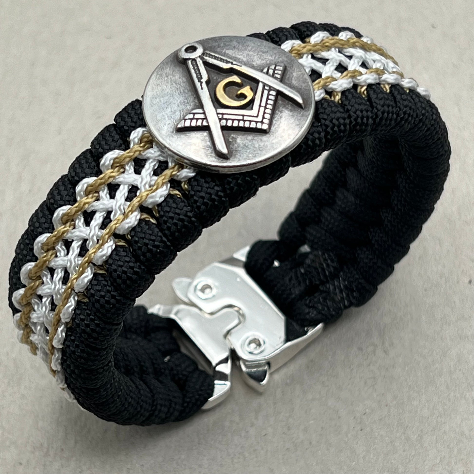 Freemason Square and Compass bracelet