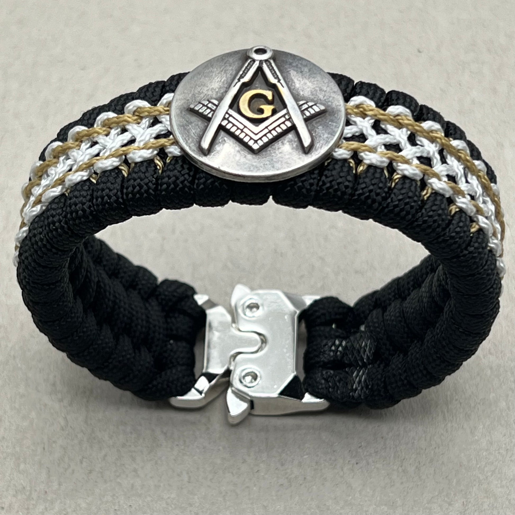 Freemason Square and Compass bracelet