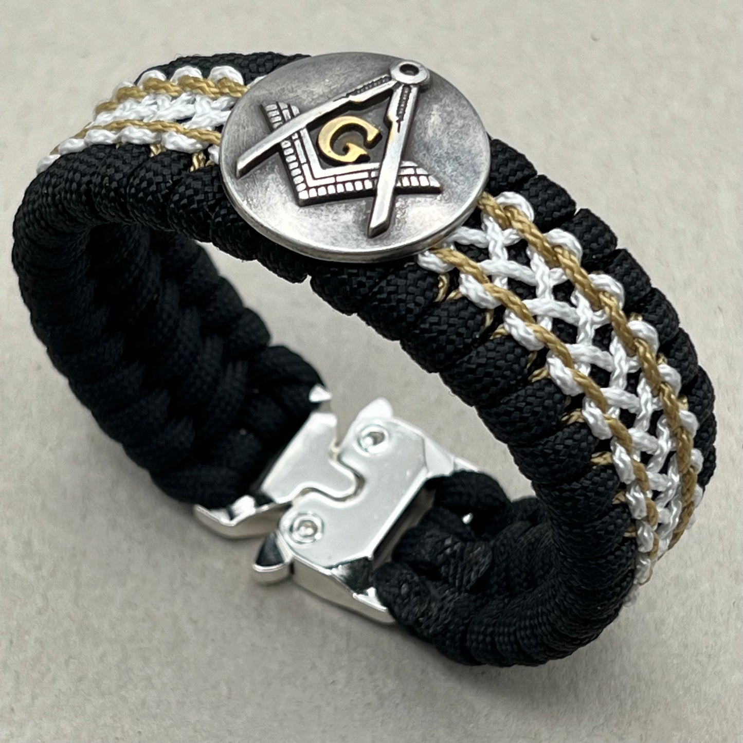 Freemason Square and Compass bracelet