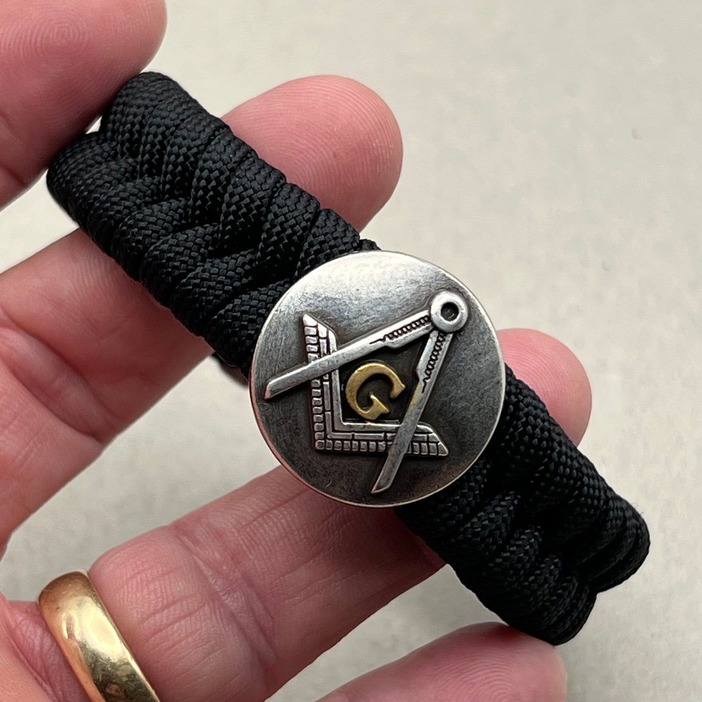 Freemason Square & Compass bracelet