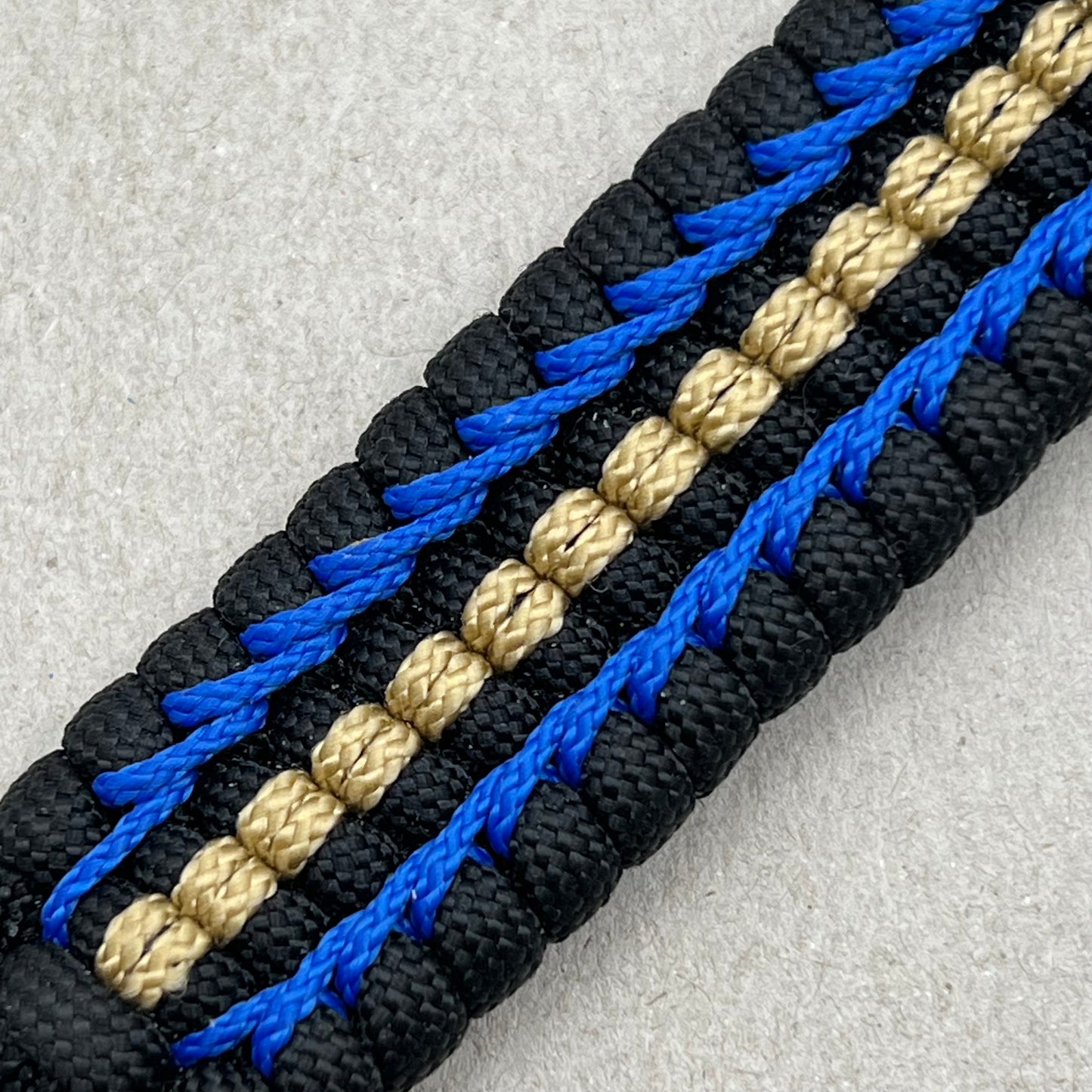 Freemason Past Master bracelet-Black, Blue & Gold