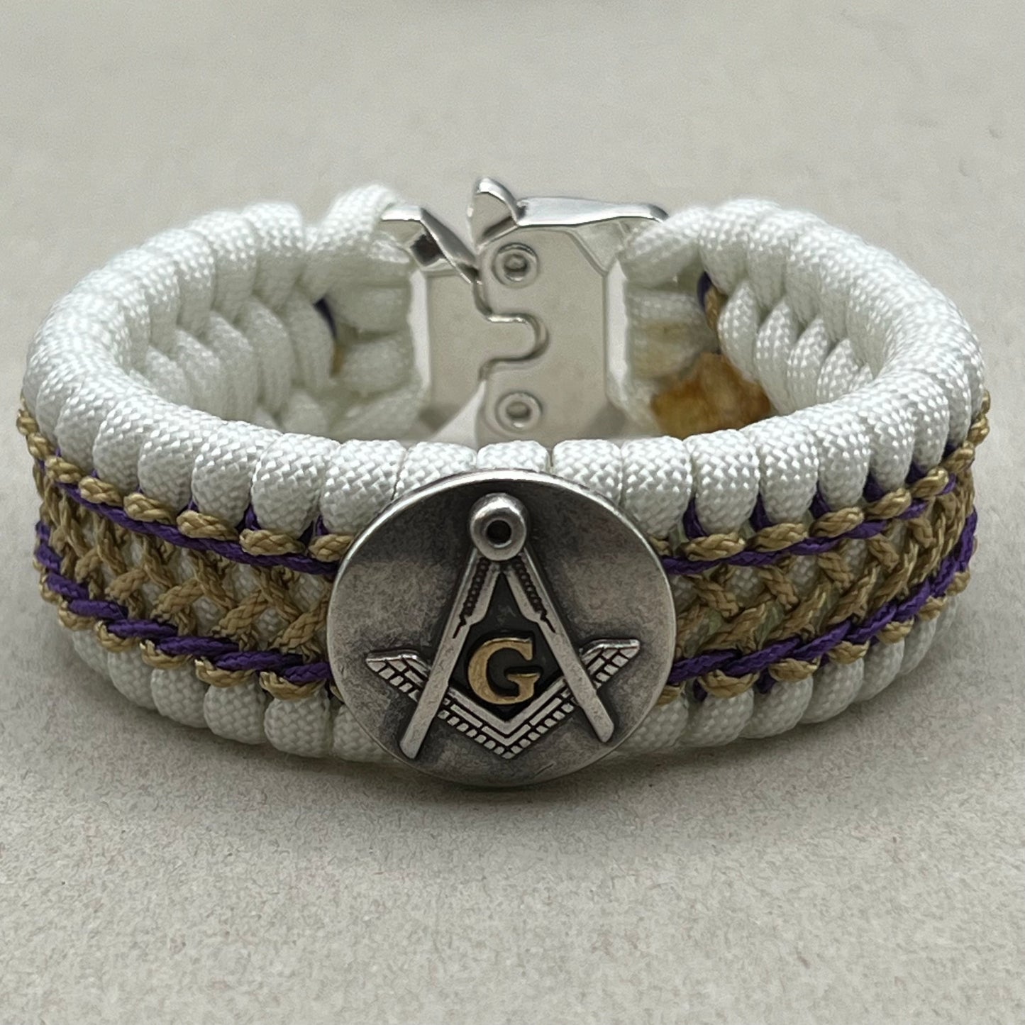 Freemason Square and Compass bracelet