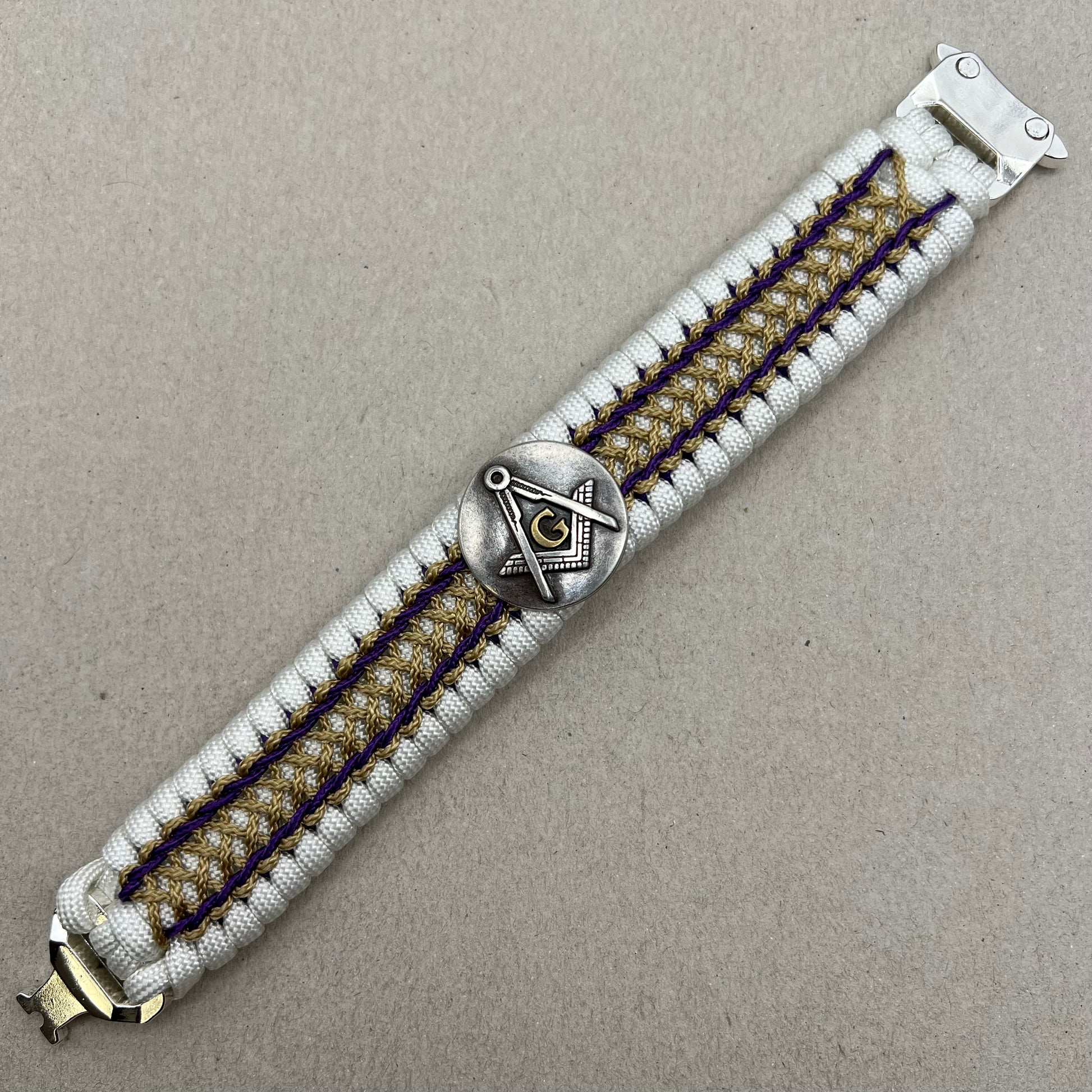 Freemason Square and Compass bracelet