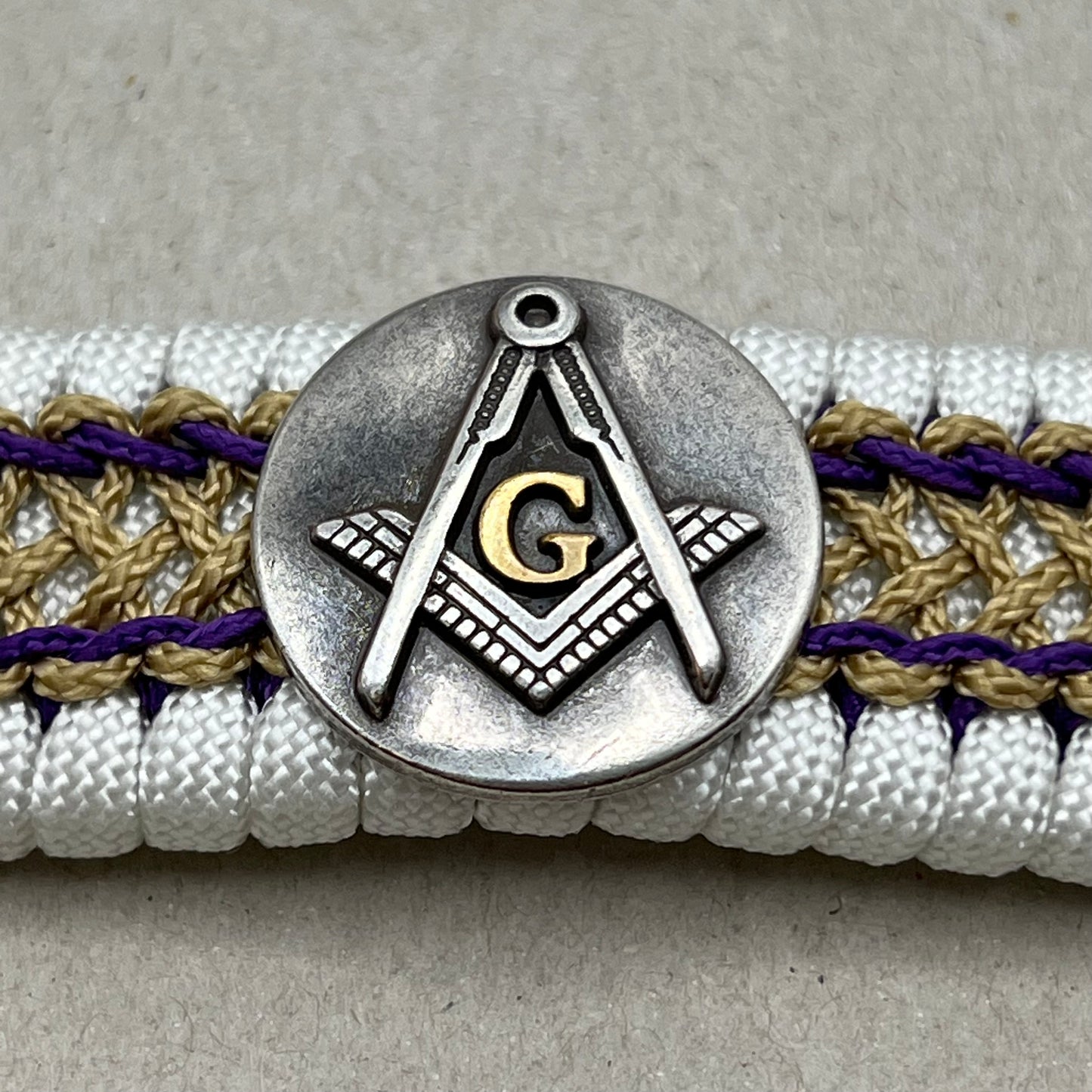 Freemason Square and Compass bracelet