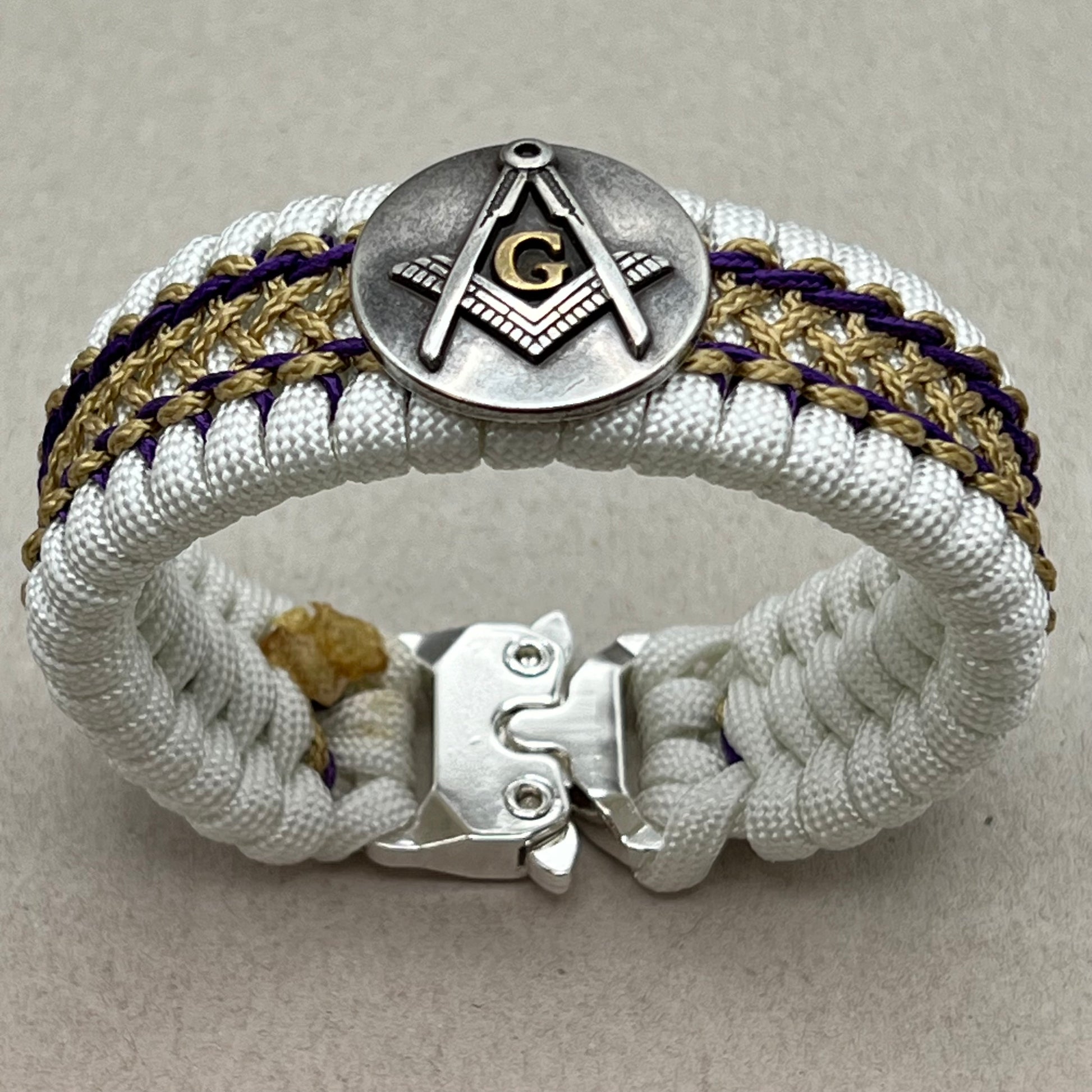 Freemason Square and Compass bracelet