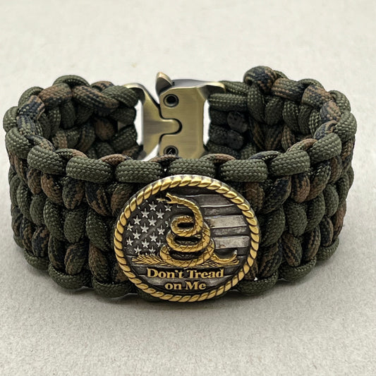 Don't Tread On Me bracelet | Olive Drab & Camo