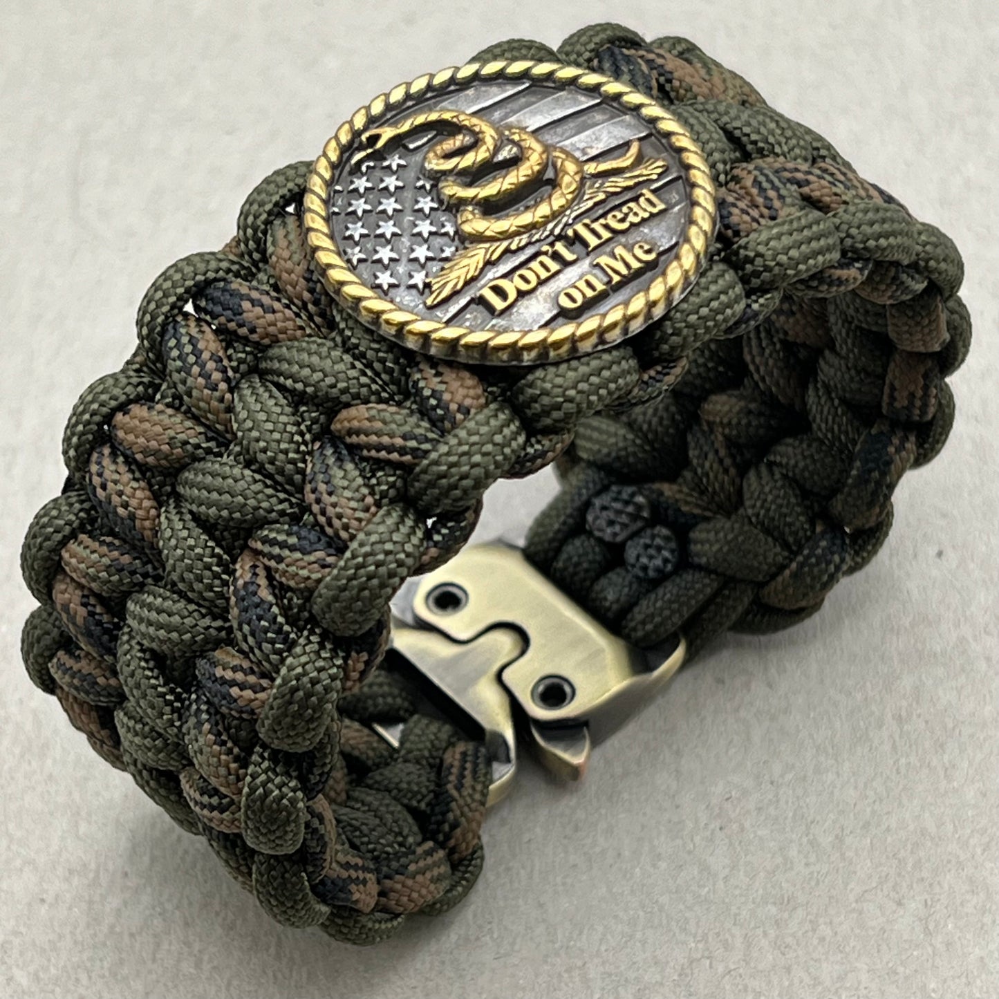 Don't Tread On Me bracelet | Olive Drab & Camo