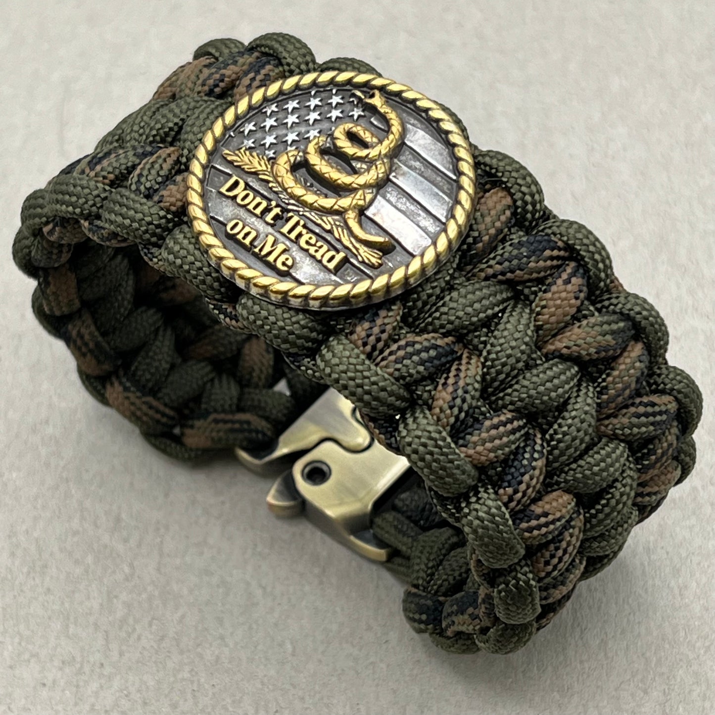 Don't Tread On Me bracelet | Olive Drab & Camo