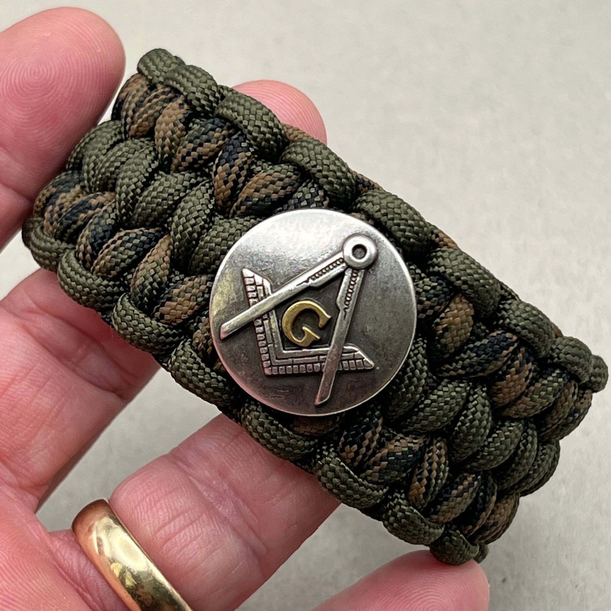 Freemason Square and Compass bracelet