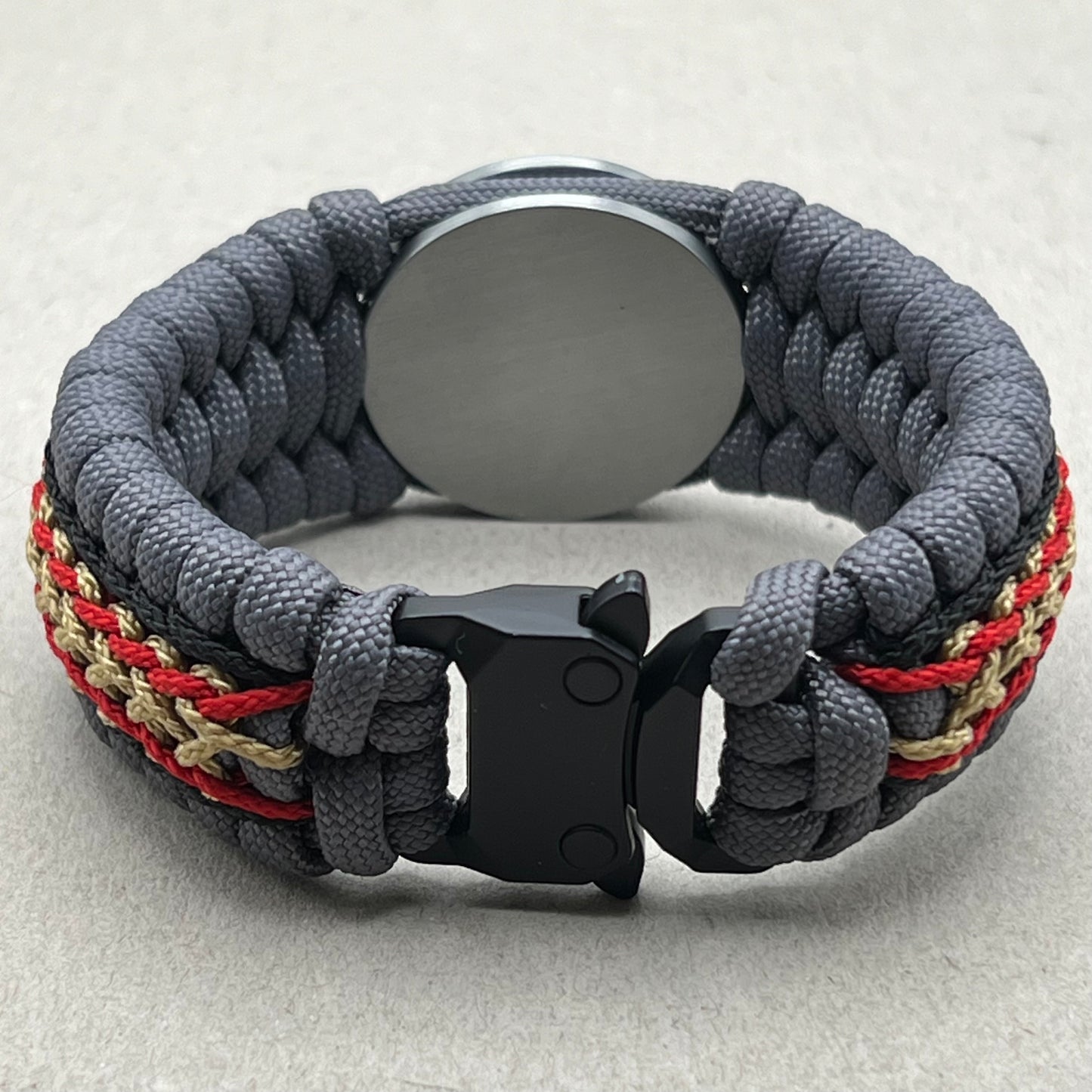 USMC Iwo Jima bracelet-Black, Red & Gold