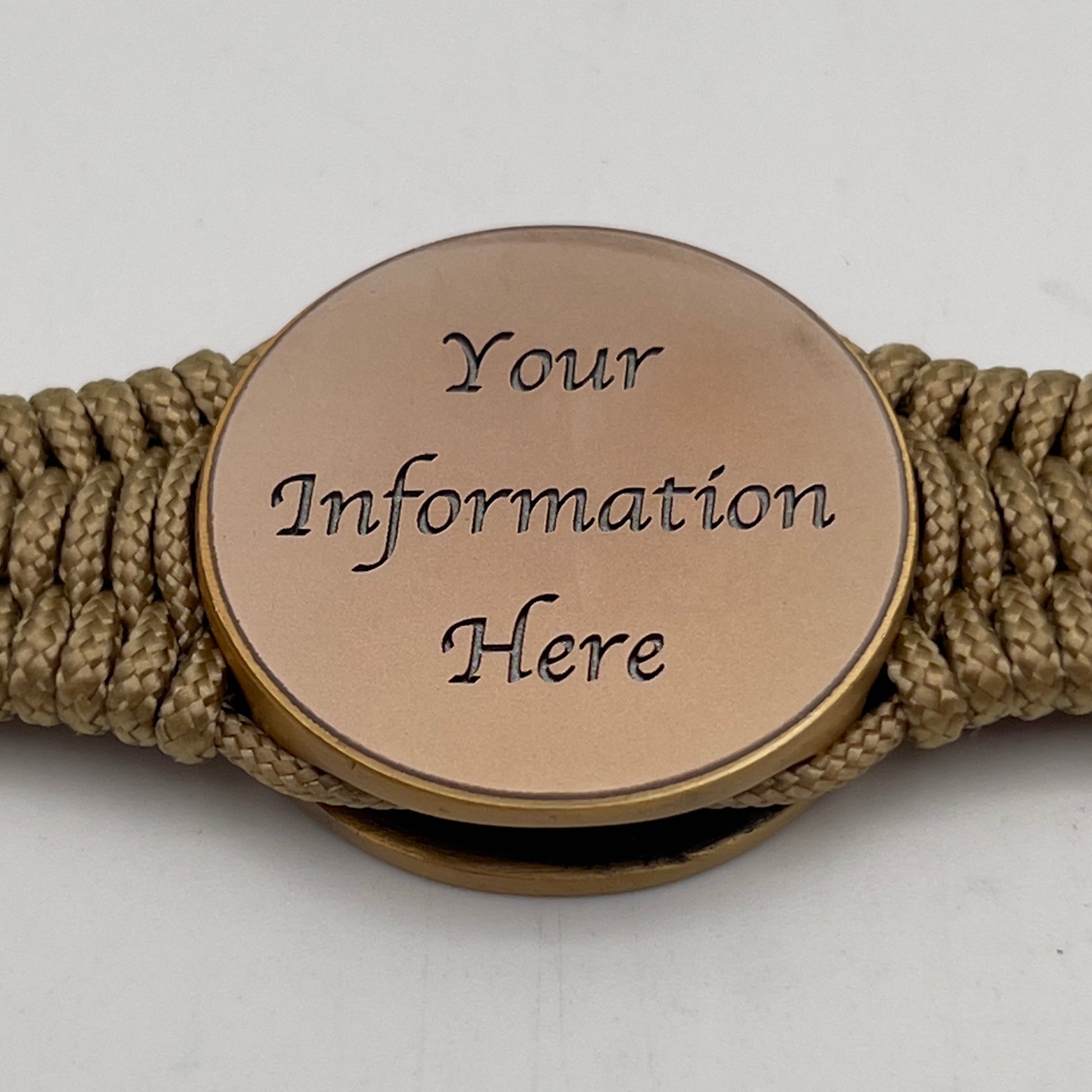 Thin, narrow, very thin and flexible and comfortable braided United States Marine Corps bracelet featuring a 24K antique gold plated USMC Eagle Globe and Anchor medallion, a gold Cobra style tactical buckle and woven with gold Type-1 paracord and Imperial Red and Black nano cord.
