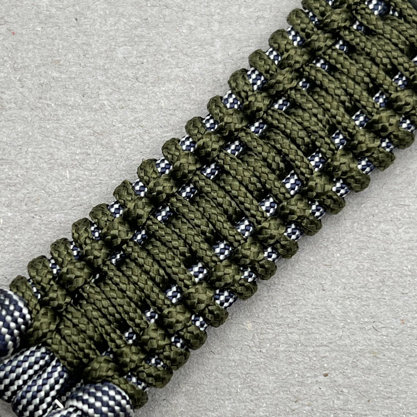 handcrafted paracord bracelet