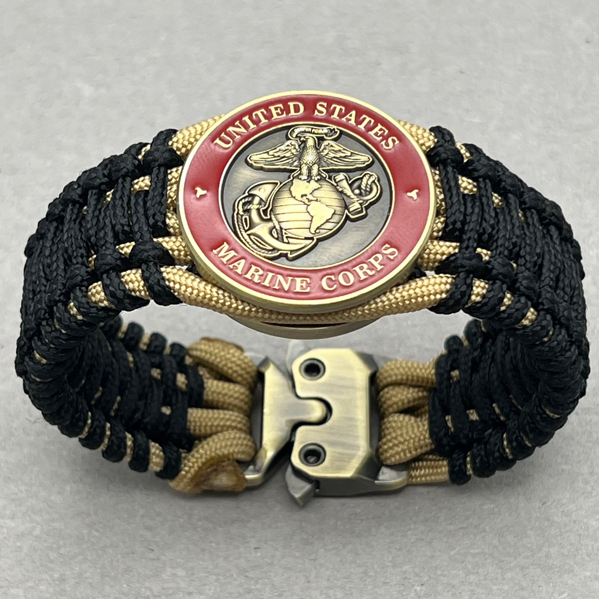 United States Marine Corps paracord bracelet.