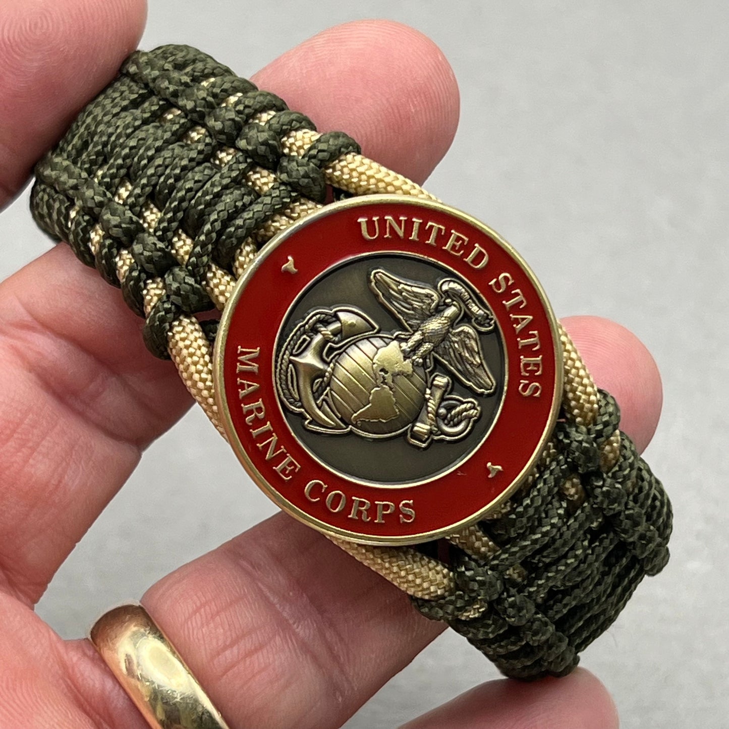 United States Marine Corps paracord bracelet