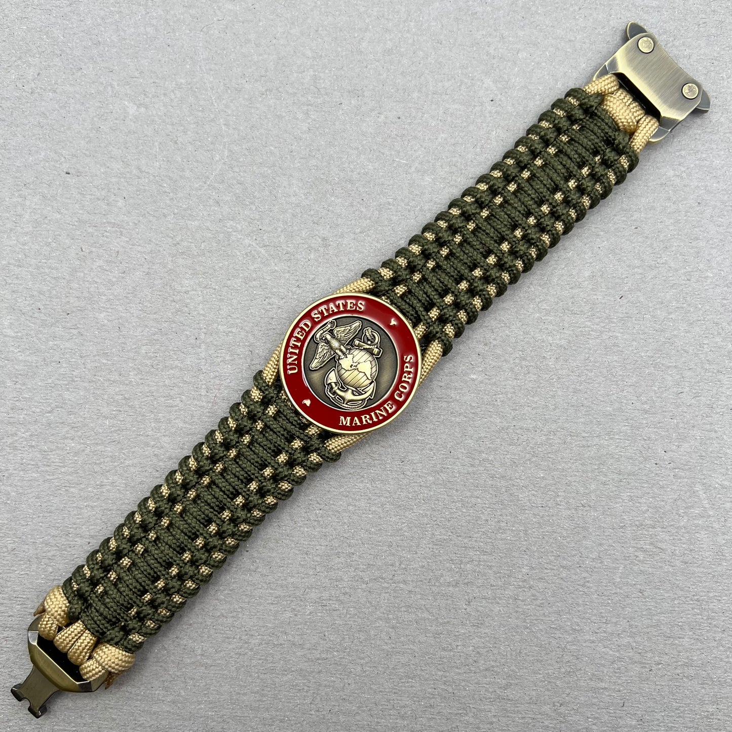 United States Marine Corps paracord bracelet